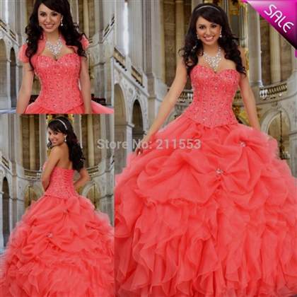 red and gold quinceanera dresses 2018