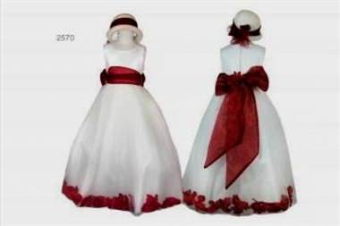 red and silver flower girl dresses 2017-2018