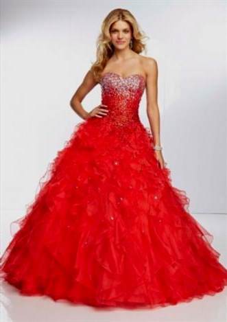 red and silver quinceanera dresses 2017-2018