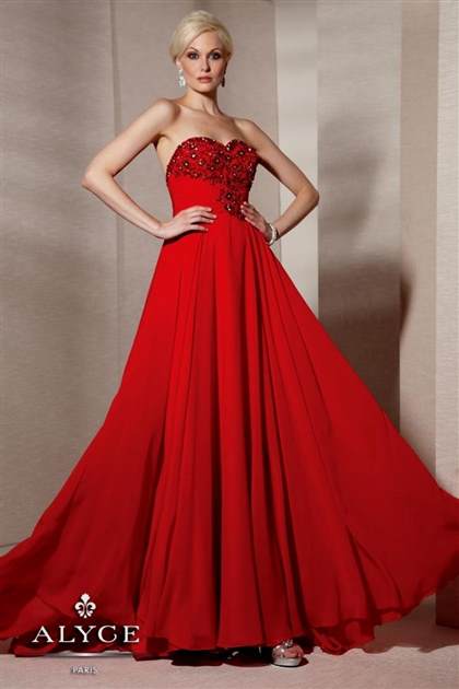 red classy prom dresses 2017-2018