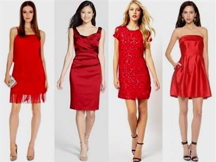 red dress outfit ideas 2017-2018