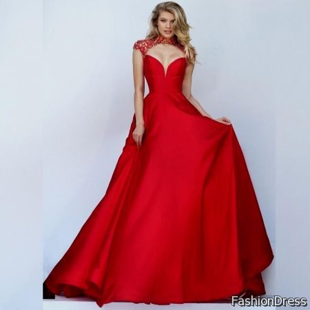 red dresses for graduation 2017-2018