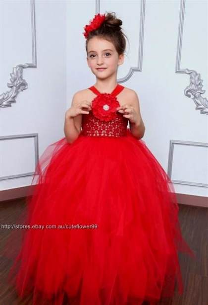 red dresses for little girls 2018