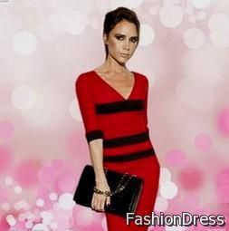 red dresses for women on parties 2017-2018