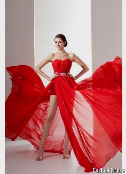 red dresses for women on parties 2017-2018