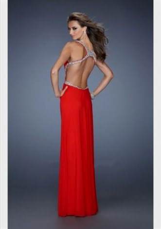 red prom dresses open back 2018