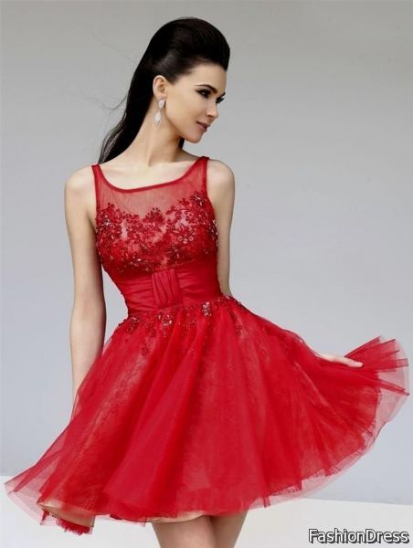 red semi formal dresses for 8th graders 2017-2018