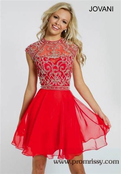 red short prom dresses 2017-2018