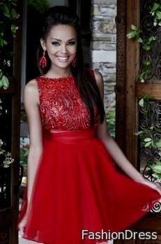red winter formal dresses juniors - B2B Fashion
