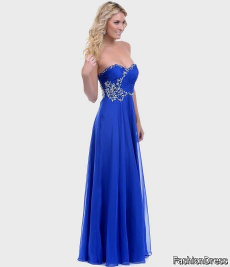 royal blue casual dresses 2017-2018
