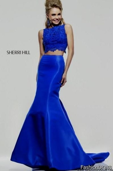 royal blue sherri hill prom dresses 2017-2018