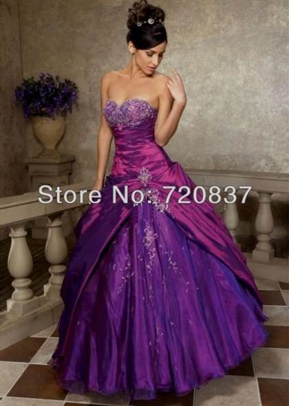 royal purple wedding dresses 2017-2018