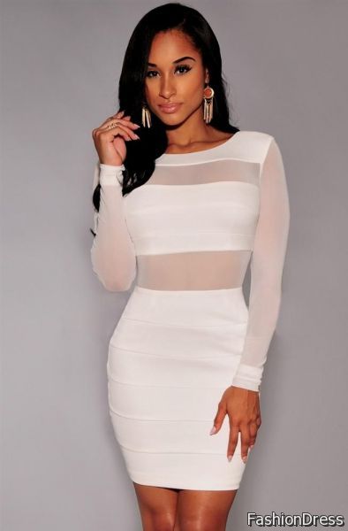 sexy black and white dresses 2017-2018