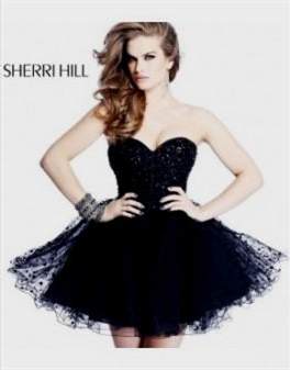 sherri hill black prom dress 2018