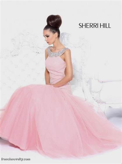 sherri hill pink mermaid dress 2017-2018