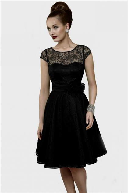 short black formal dresses with sleeves 2018