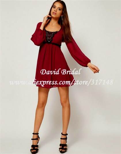 short casual dresses with sleeves 2017-2018