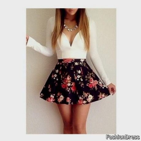 short dresses with long sleeves tumblr 2017-2018