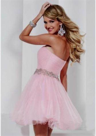 short light pink prom dress 2018