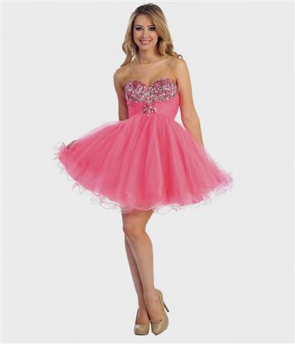 short pink prom dress 2018