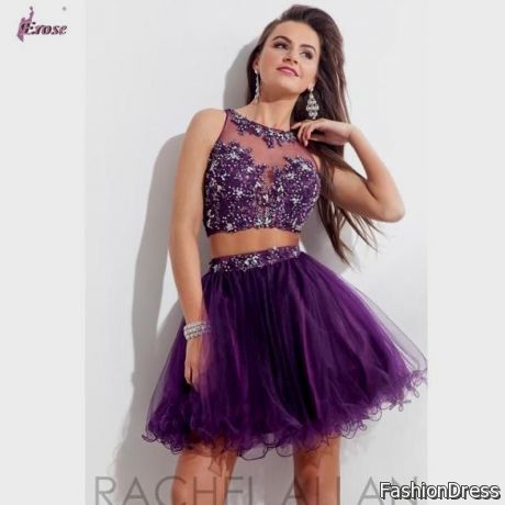 short purple dresses for teenagers 2017-2018