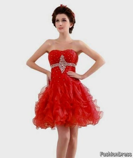 short red homecoming dresses 2017-2018