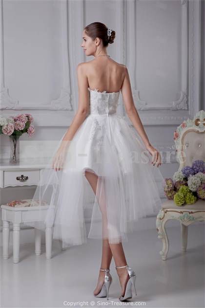 short strapless wedding dresses 2018