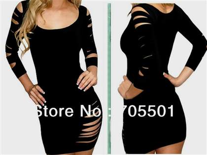 short tight dress with long sleeves 2017-2018