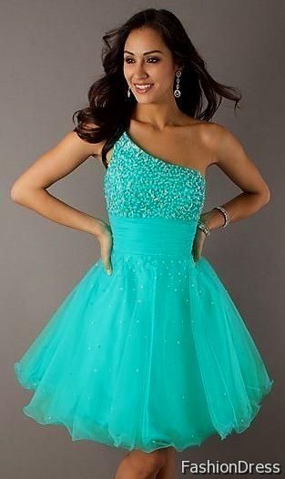 short turquoise dresses with sleeves 2017-2018
