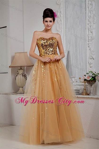 simple gold dama dresses 2017-2018
