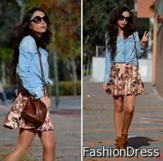 skater dress outfit ideas 2017-2018