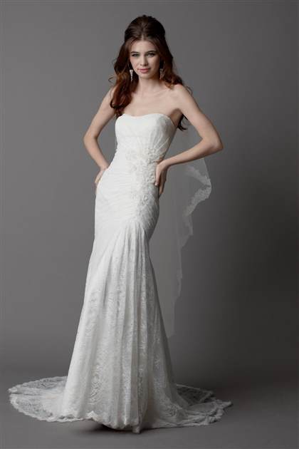 strapless lace mermaid wedding dresses 2017-2018