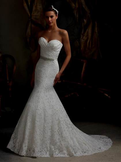 strapless wedding dresses with bling 2017-2018