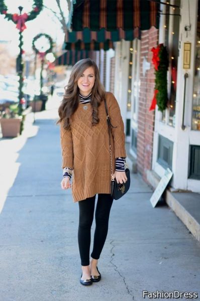 sweater dress outfits ideas 2017-2018
