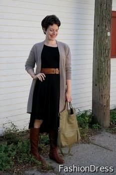 sweater dresses with cowboy boots 2017-2018