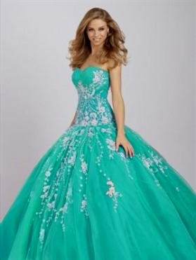 sweet 15 dresses turquoise 2017-2018