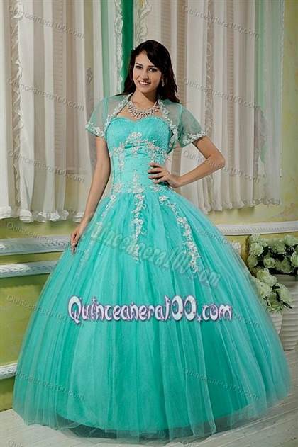 sweet 15 dresses turquoise 2017-2018