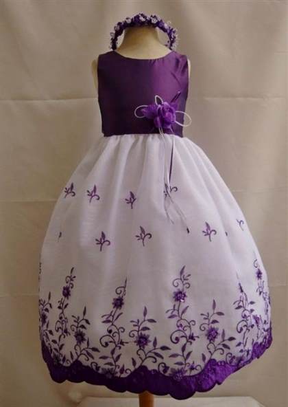 toddler flower girl dresses purple 2018