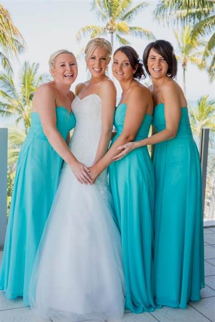 Turquoise Beach Wedding Dress 2018 B2b Fashion