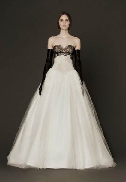 vera wang black wedding dresses 2013 2017-2018