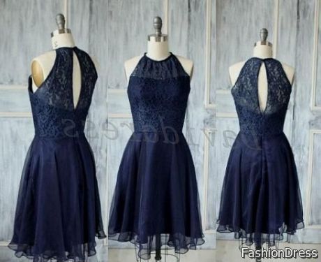 vintage dark blue bridesmaid dresses 2017-2018