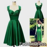 vintage emerald green dresses 2017-2018