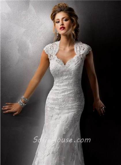 vintage lace wedding gown open back 2017-2018