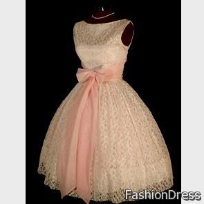 vintage pink lace dress 2017-2018