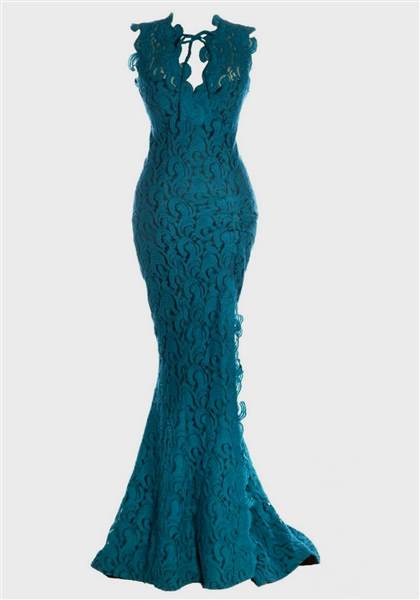 vintage turquoise lace dress 2017-2018