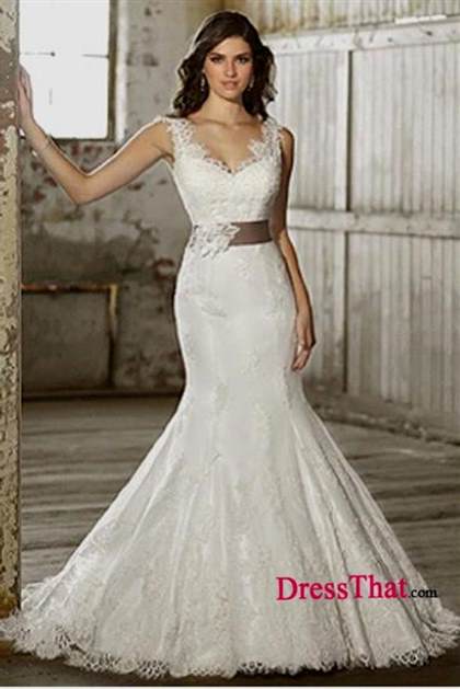 wedding dresses with lace straps 2018