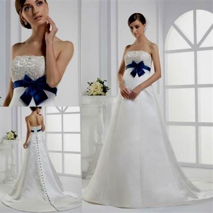 white and blue wedding dresses 2017-2018