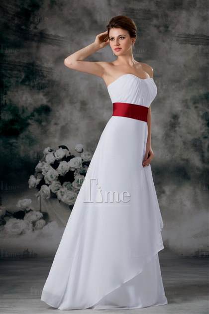 white and red bridesmaid dresses 2018
