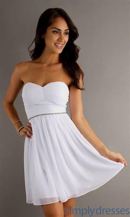 white dresses for graduation for teenagers 2017-2018