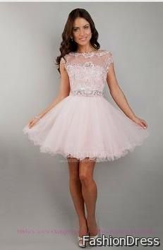 white homecoming dress with sleeves 2017-2018